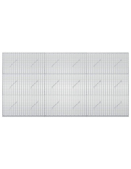 Gabione con Filo da 5 mm e Rete da 5x2,5 cm 300x10x150 cm