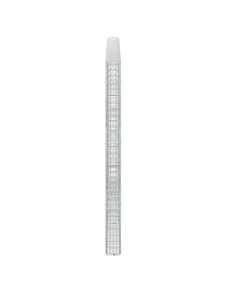 Gabione con Filo da 5 mm e Rete da 5x2,5 cm 300x10x150 cm