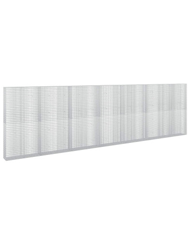 Gabione con Filo da 5 mm e Rete da 5x2,5 cm 700x30x200 cm