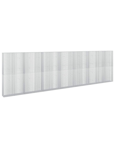 Gabione con Filo da 5 mm e Rete da 5x2,5 cm 700x30x200 cm