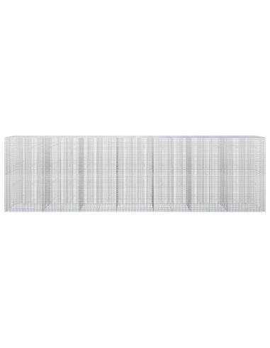 Gabione con Filo da 5 mm e Rete da 5x2,5 cm 700x30x200 cm