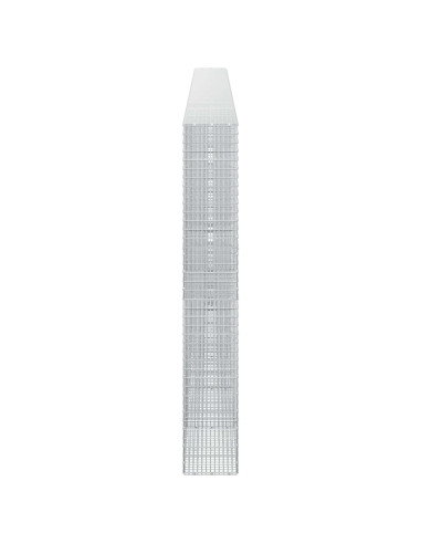 Gabione con Filo da 5 mm e Rete da 5x2,5 cm 700x30x200 cm