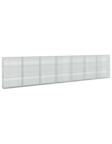 Gabione con Filo da 5 mm e Rete da 5x2,5 cm 700x30x150 cm