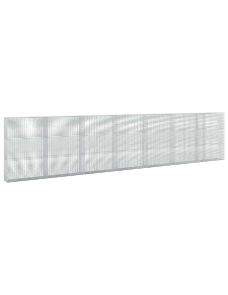Gabione con Filo da 5 mm e Rete da 5x2,5 cm 700x30x150 cm