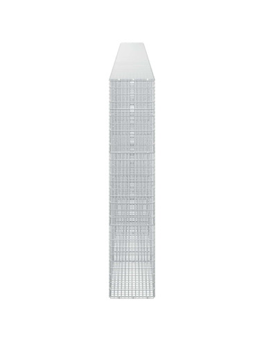 Gabione con Filo da 5 mm e Rete da 5x2,5 cm 700x30x150 cm