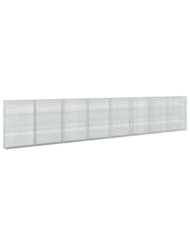 Gabione con Filo da 5 mm e Rete da 5x2,5 cm 800x30x150 cm