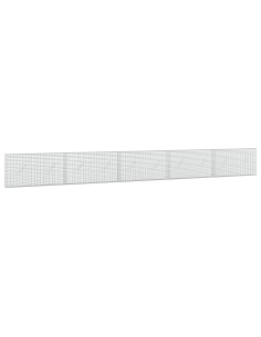 Gabione con Filo da 5 mm e Rete da 5x2,5 cm 500x10x50 cm 2