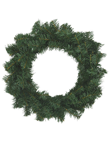 Ghirlanda di Natale Verde Ø 30 cm PVC