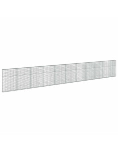 Gabione con Filo da 5 mm e Rete da 5x10 cm 1050x20x150 cm 2