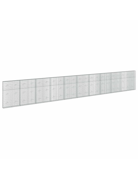 Gabione con Filo da 5 mm e Rete da 5x10 cm 1050x20x150 cm