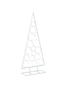 Albero di Natale in Metallo con Supporto Circolare KUOPIO 2