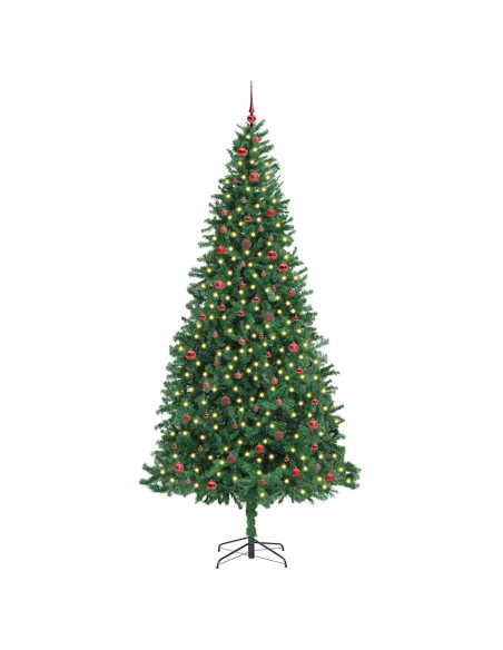 Albero di Natale artificiale con 300 LED Verde 300 cm
