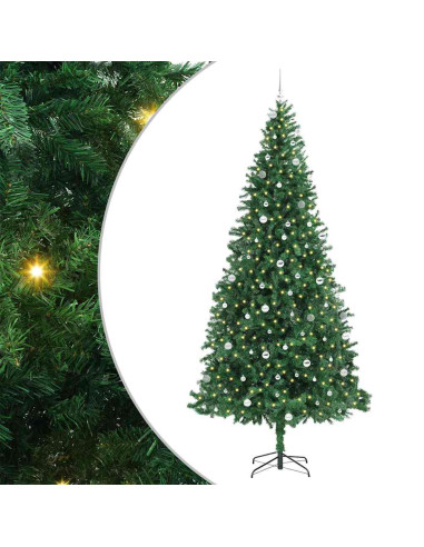 Albero di Natale artificiale con 300 LED Verde 300 cm