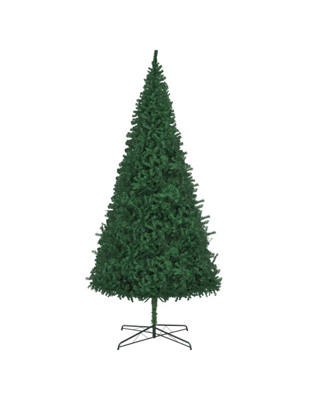 Albero di Natale con luci a corde decorative Verde 400 cm PVC