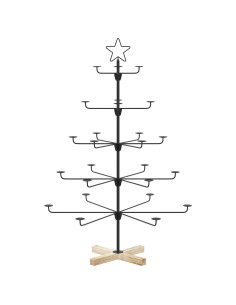 Albero di Natale in Metallo con Supporto KUOPIO 125 cm 2
