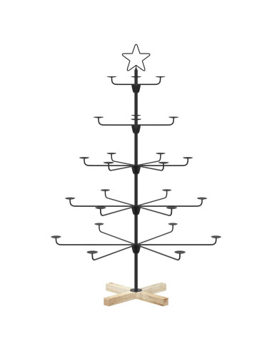 Albero di Natale in Metallo con Supporto KUOPIO 125 cm