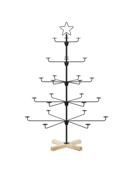 Albero di Natale in Metallo con Supporto KUOPIO 125 cm