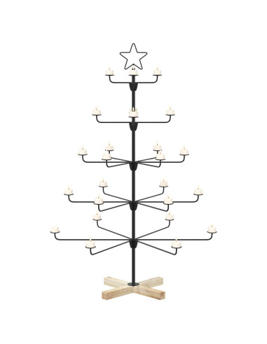 Albero di Natale in Metallo con Supporto KUOPIO 125 cm