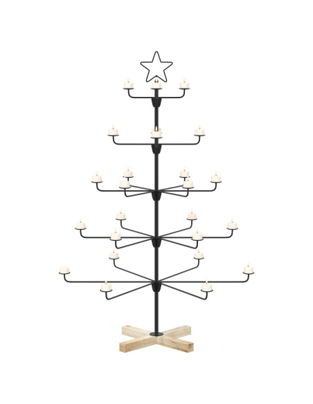 Albero di Natale in Metallo con Supporto KUOPIO 125 cm