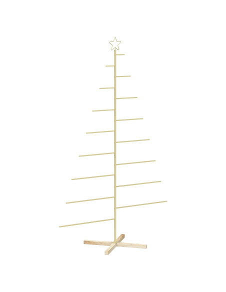 Albero di Natale in metallo con supporto KUOPIO 210 cm Acciaio