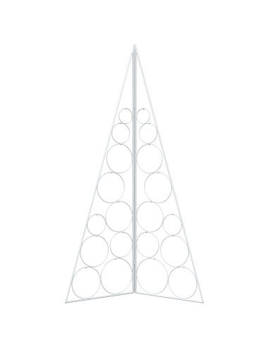Albero di Natale in metallo KUOPIO 100 cm Acciaio Bianco