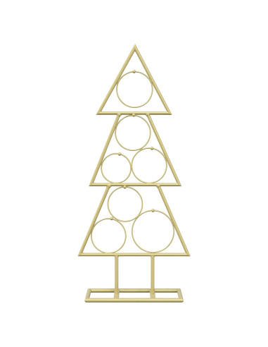 Albero di Natale in metallo con supporto KUOPIO 60 cm Acciaio