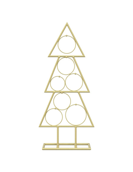 Albero di Natale in metallo con supporto KUOPIO 60 cm Acciaio