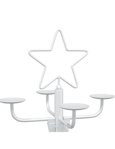 Albero di Natale in Metallo con Supporto KUOPIO 210 cm Acciaio