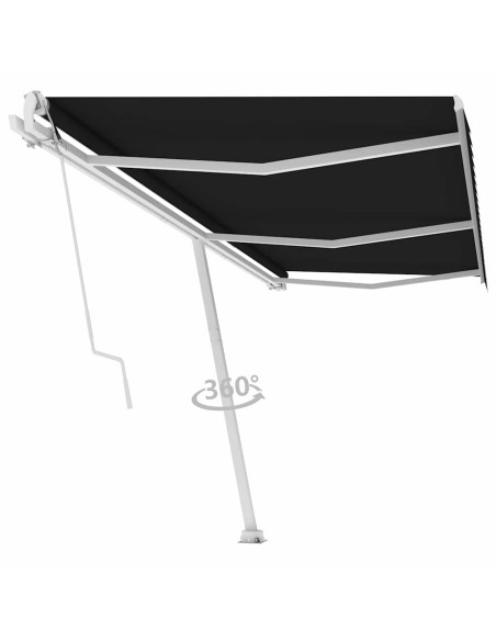Tenda da Sole Autoportante Automatica 600x350 cm Antracite
