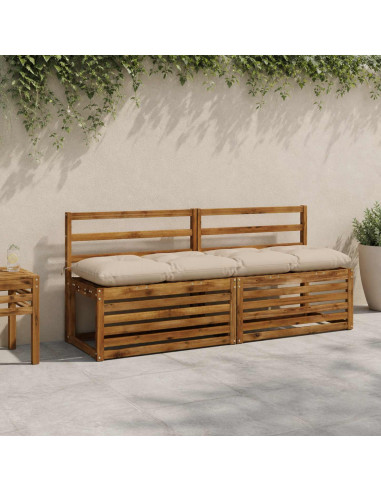 Cuscino per panchina VIANEN 100% Poliestere Crema
