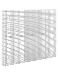 Gabione con filo da 5 mm e rete da 5x5 cm 250x20x200 cm 2