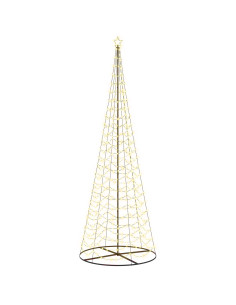 Albero di Natale LED a spirale con base EKENAS 400 cm 588 LED 2
