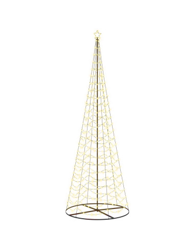 Albero di Natale LED a spirale con base EKENAS 400 cm 588 LED