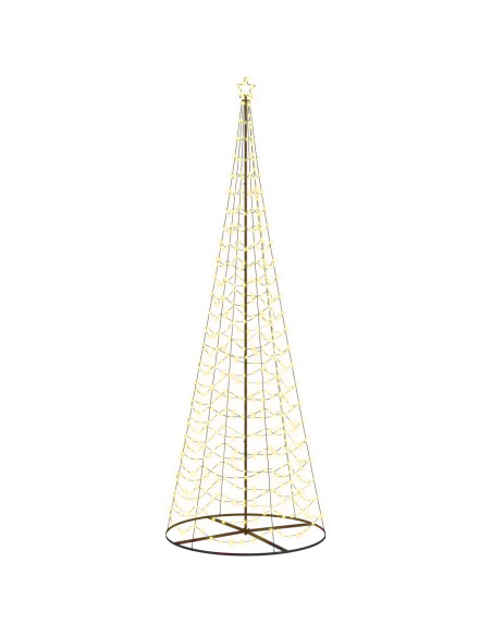 Albero di Natale LED a spirale con base EKENAS 400 cm 588 LED