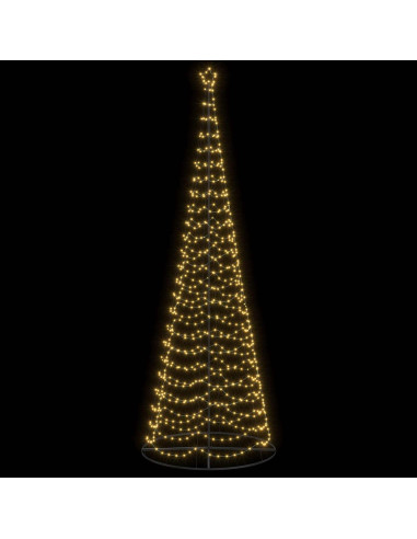 Albero di Natale LED a spirale con base EKENAS 400 cm 588 LED