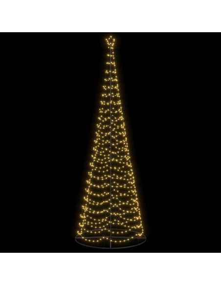 Albero di Natale LED a spirale con base EKENAS 400 cm 588 LED