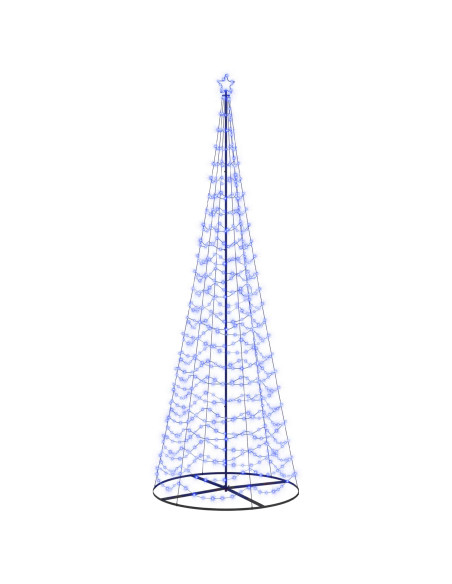 Albero di Natale LED a spirale con base EKENAS 400 cm 588 LED