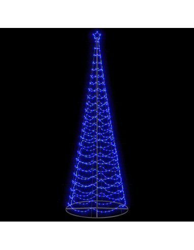 Albero di Natale LED a spirale con base EKENAS 400 cm 588 LED
