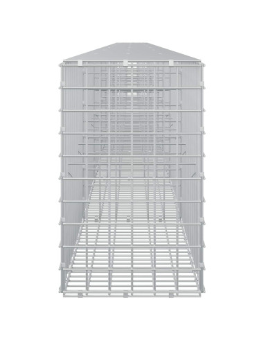 Gabione con filo da 5 mm e rete da 5x5 cm 850x30x50 cm