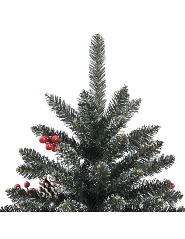 Albero di Natale artificiale con 300 LED Verde 240 cm