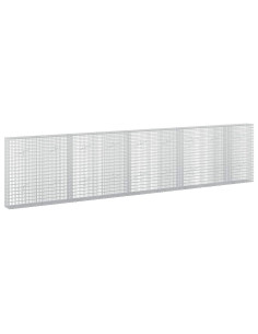 Gabione con Filo da 5 mm e Rete da 5x2,5 cm 450x20x100 cm 2