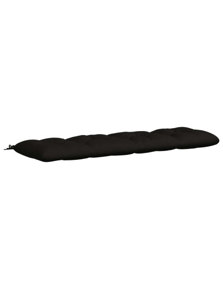 Cuscino per panchina VIANEN 100% Poliestere Nero