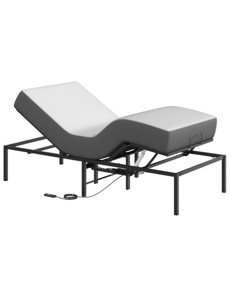 Telaio Letto Elettrico Regolabile Nero 200 x 70 x 33,5 cm