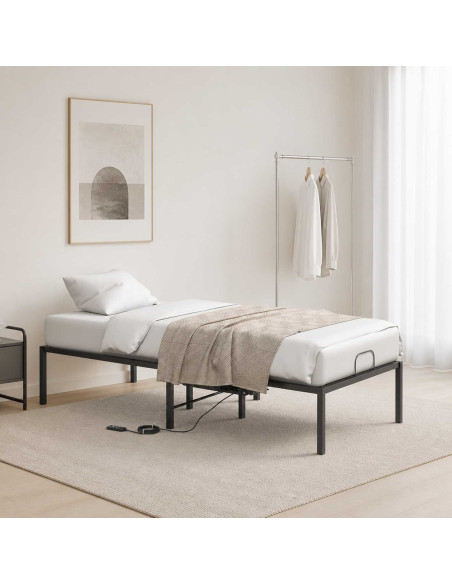 Telaio Letto Elettrico Regolabile Nero 200 x 70 x 33,5 cm
