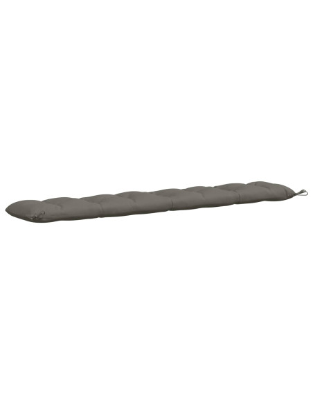 Cuscino per panchina VIANEN 100% Poliestere Grigio