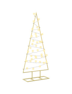 Albero di Natale in metallo con LED KUOPIO 90 cm Bianco caldo 2