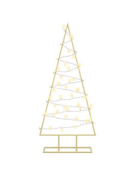 Albero di Natale in metallo con LED KUOPIO 90 cm Bianco caldo