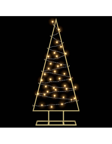 Albero di Natale in metallo con LED KUOPIO 90 cm Bianco caldo