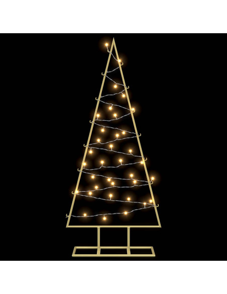 Albero di Natale in metallo con LED KUOPIO 90 cm Bianco caldo