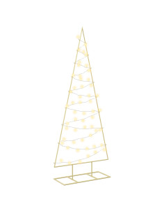 Albero di Natale in metallo con LED KUOPIO 150 cm Bianco caldo 2